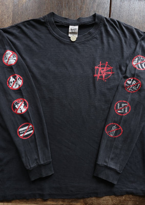 Rare Vintage Nailbomb 100 Reasons To Hate Long Sleeve Shirt XL Sepultura Soulfly