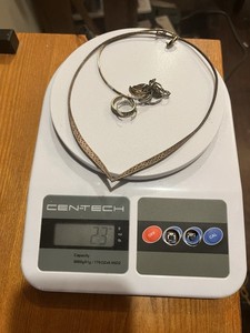 .925 sterling silver jewelry Scrap Or Wear Lot 23 Grams Toe Rings Necklace  