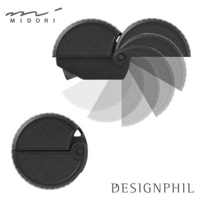 MIDORI DESIGNPHIL Solid Aluminum Body Carton/Box Opener Cutter from Japan
