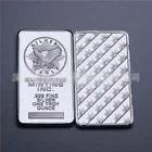 1PC 1oz Silver Bullion Bar  Various Countries Collectible Coin Gift