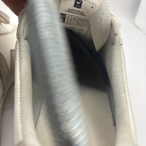 Veja Women’s White Vegan Leather Trainers Uk Size 6 (R14) - Picture 10 of 10