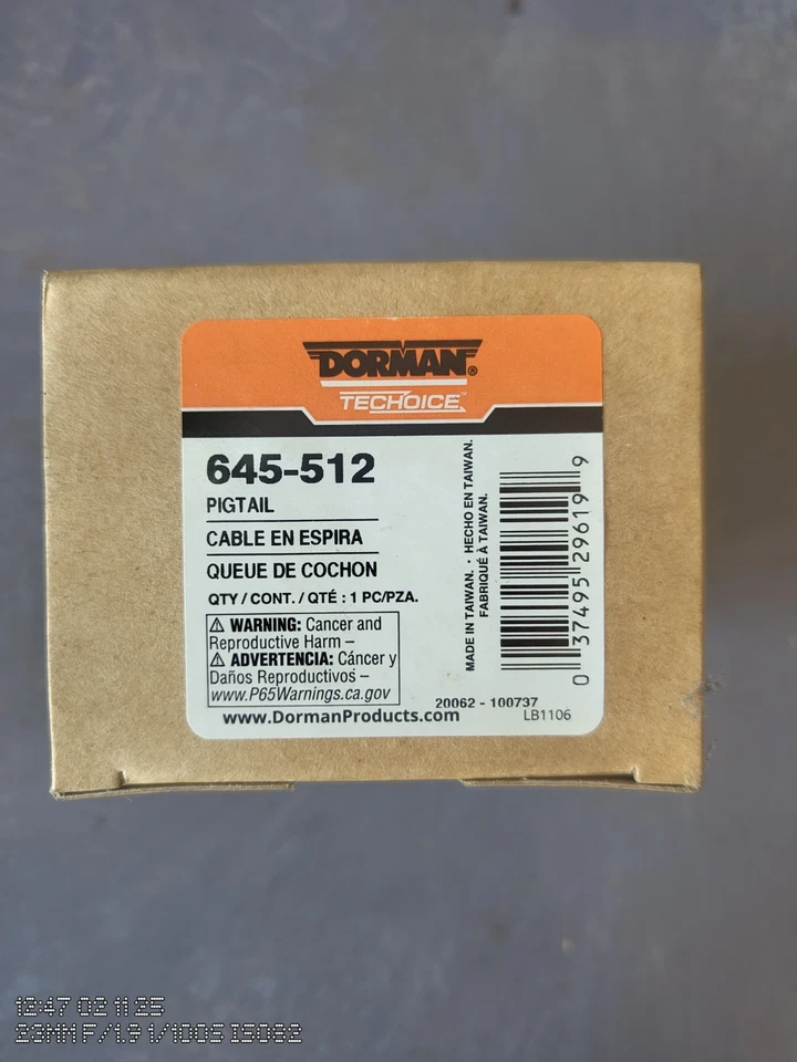 Arnés de resistencia de motor soplador Dorman genuino 645-512  Foto 2 de 3