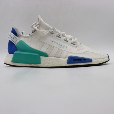 Adidas NMD_R1 Men's US Size 12 Spectoo White Green Blue Running Sneaker