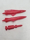 3 Vintage 1988 GI Joe ARAH Tiger Force TIGER CAT Missile Bomb Part Lot Accessory