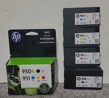 Genuine HP 951 / 950XL OfficeJet Ink Cartridges Cyan Magenta Yellow Blk Exp 2018
