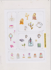 STICKERS BEAUTY AND THE BEAST DISNEY LOT