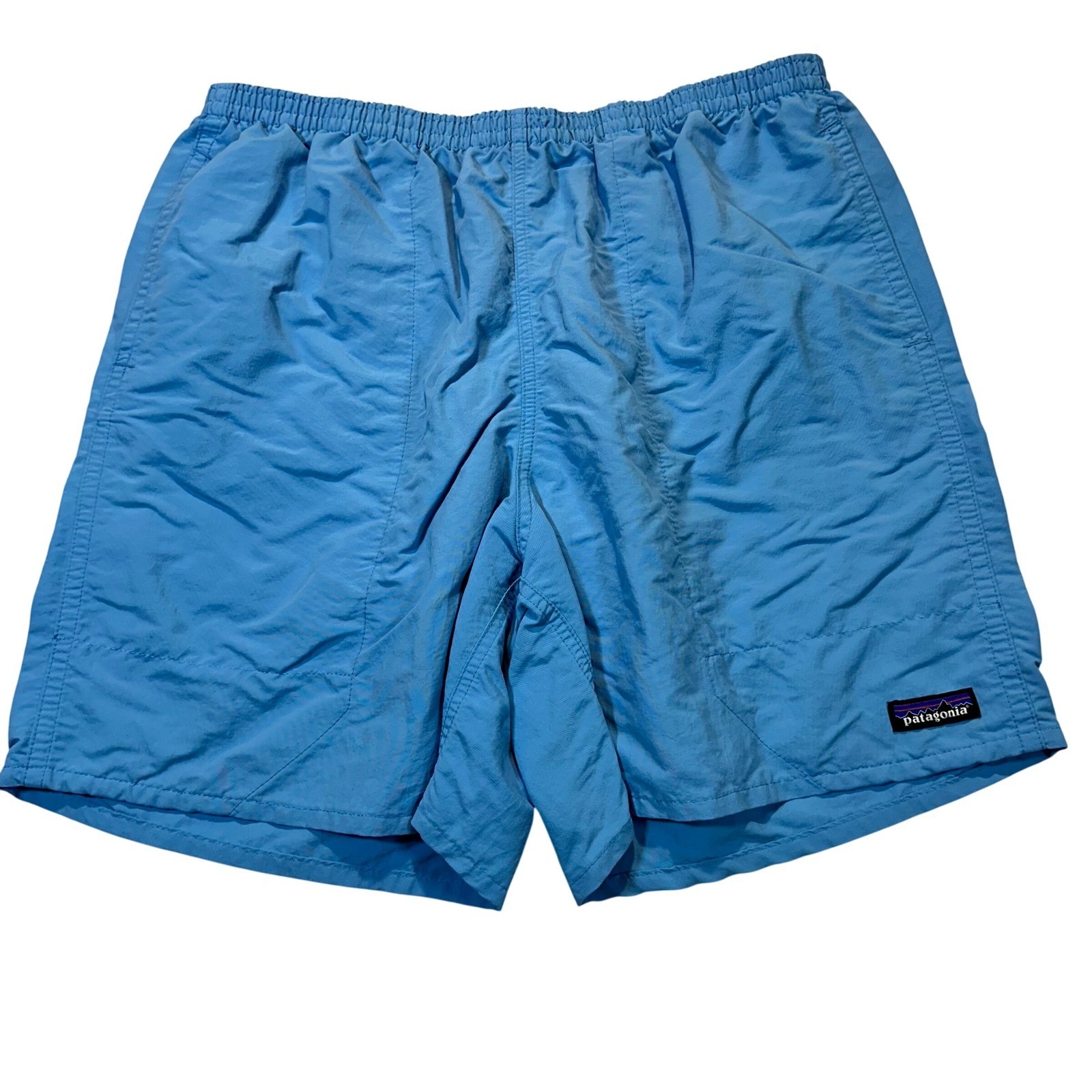 Patagonia Baggies Shorts Mens Large Blue 5 Inch Inseam Gorpcore Outdoor 58035