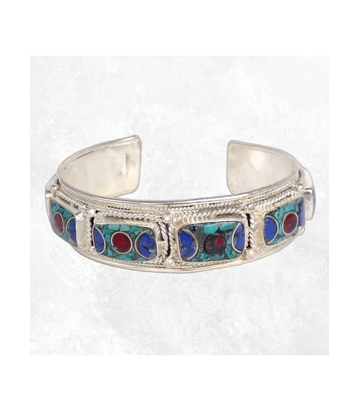 Bracelet tibétain authentique idée cadeau originale fait main