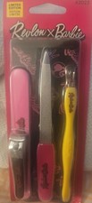 Revlon x Barbie Manicure Essentials Kit Limited Edition Clippers File Pink New