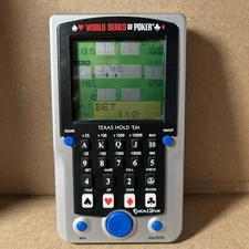 World Series of Poker TEXAS HOLD`EM Electronic Hand Held Card Game Excalibur