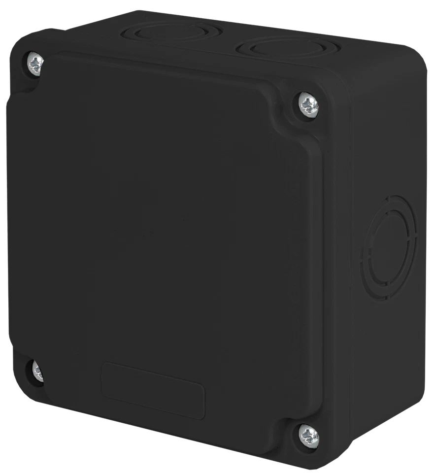 Abzweigkasten Verteilerkasten Abzweigdose Verteilerdose Feuchtraum Schwarz IP65 - Bild 2 von 4