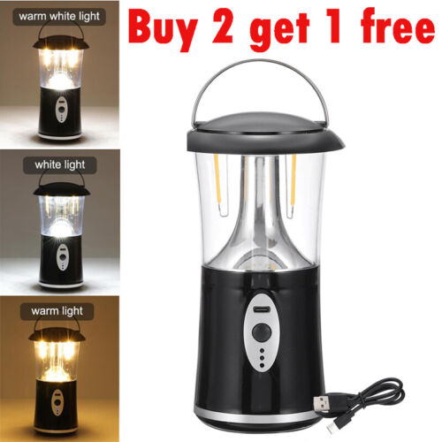 Portable Rechargeable LED Camping Lantern 3000 LM Tent Flashlight Camping Light