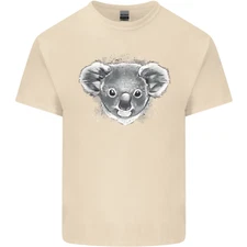 A Koala Bear Head Mens Cotton T-Shirt Tee Top