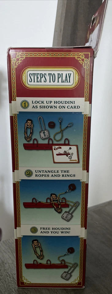Rare Thinkfun Houdini Brainteaser Game World's First 40 Challenge Escape Puzzle - Image 3 of 4