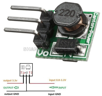 50CS DC-DC 0.8-3.3V to 3.3V Boost Step up Power Module Voltage Converter Mini