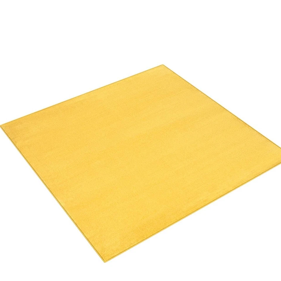 Nourison Essentials Indoor/Outdoor Yellow 7' x Square Area-Rug Easy-Cleaning Non - Image 4 of 4