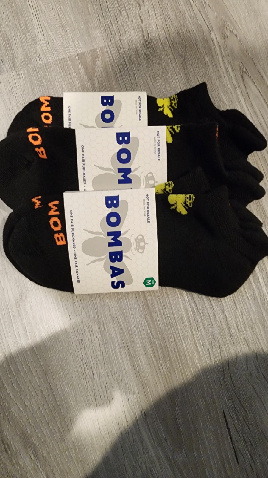 Bombas Ankle Socks Unisex (women 7-11 1/2, men 6-9). 3 Pair-image