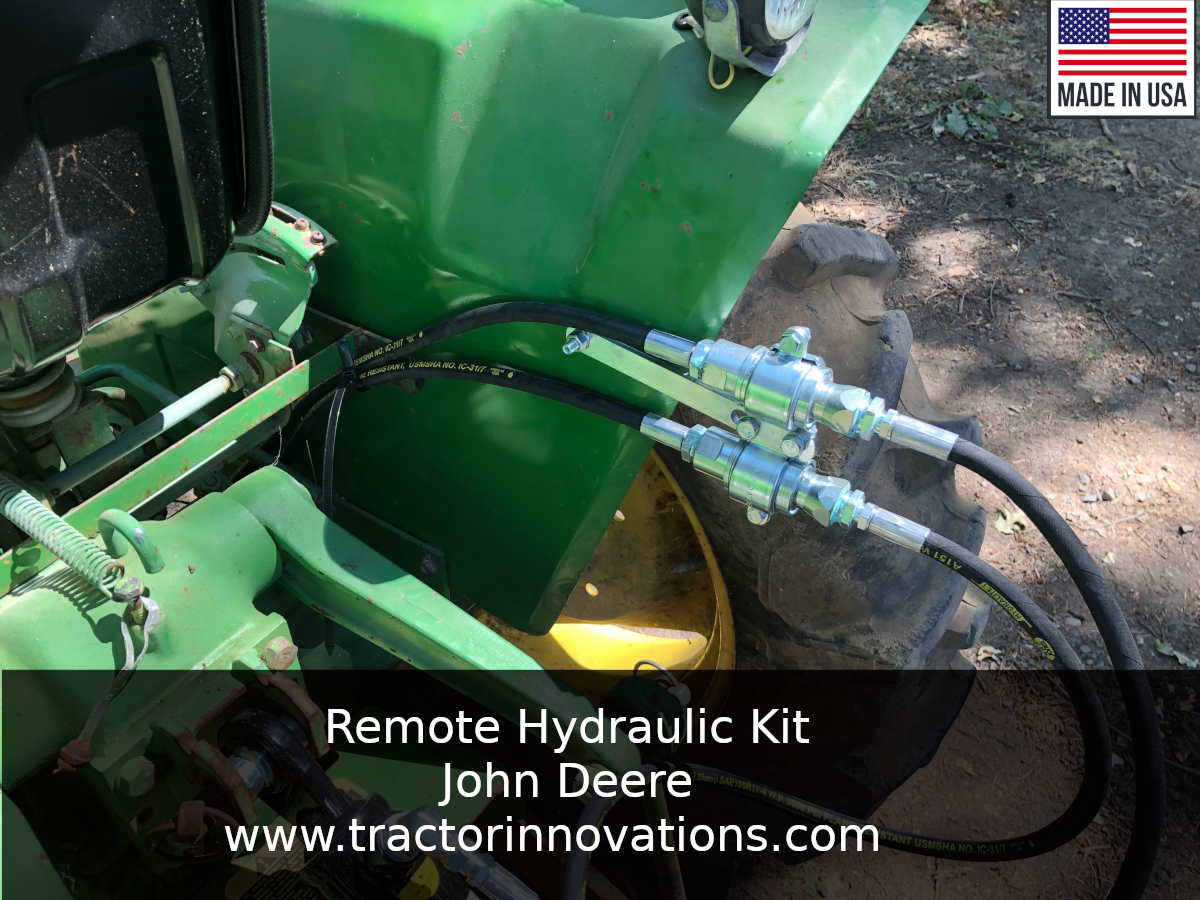 Remote Hydraulic Kit John Deere 2, 3, 4 Series TractorsSimple 15 min