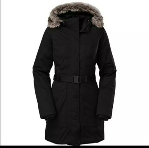 north face belted parka