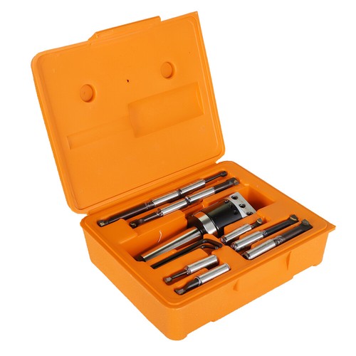 3 Piece Boring Head Boring Tool Set 2 Inch Head & MT3 & 1/2 Inch New - Picture 2 of 16