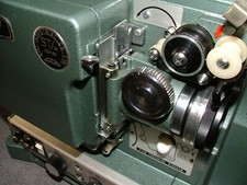 ELF EIKI NT SERIES 16mm PROJECTOR COMPLETE FILM GATE & LENS - Foto 3