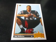 DAN MCGWIRE  (seattle seahawks - qb)   1991 upper deck STAR ROOKIE card #7  mint
