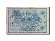 [#261630] Banknote, Germany, 100 Mark, 1908, 1908-02-07, KM:34, VF(20-25)