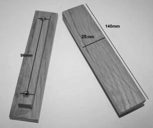 Wooden Door Handles in Solid Oak | Bar Handles for Cupboards Cabinets & Drawers - Image 4 of 4