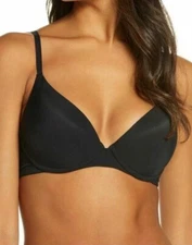  Natori 727229 Minimal Push Up Convertible Underwire Bra 34DD Black