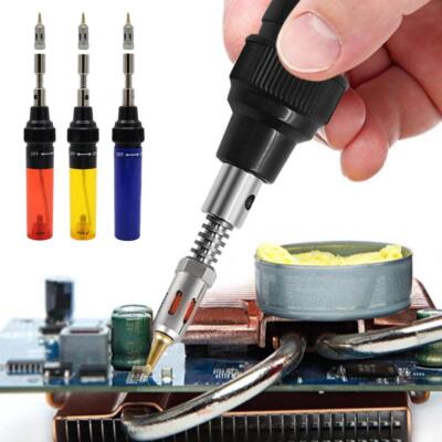MT-100 Gas Soldering Iron Cordless Welding Pen Adjustable Butane WeldZ4Y6