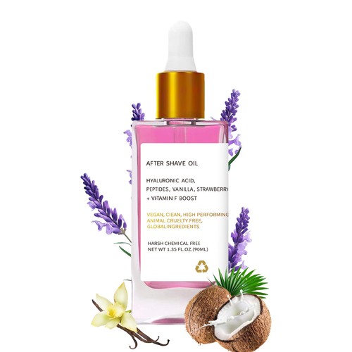 3.1 Oz - Glazed Donut After Shave Oil Truly Beauty Soft Serve After Shave Oil - Picture 2 of 12