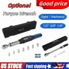 🔥1/2'' 3/8" 1/4'' Digital Torque Wrench w/battery Adjustable Torque Wrench NEW!