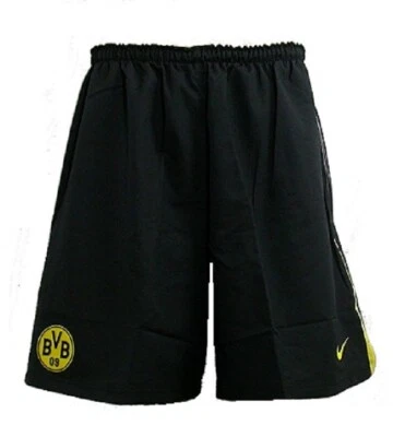 NIKE Hose BVB 09 Borussia Dortmund Fussball Short Schwarz Kinder Gr 158 - 170