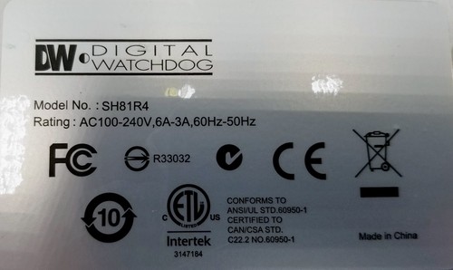 Digital Watchdog SH81R4 DW-BJCUBE6T Blackjack Cube With 2TB WD - Picture 7 of 9