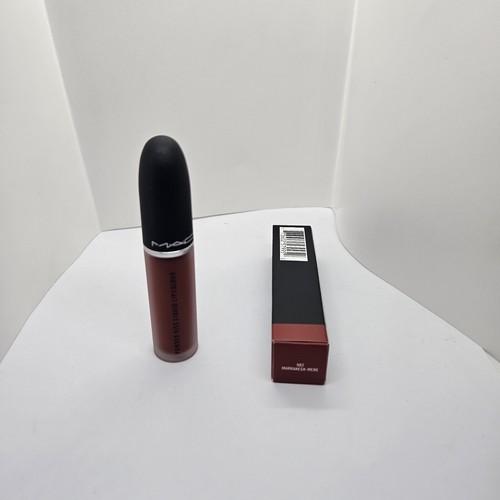 Color de labios líquido MAC Power Kiss 982 Marrakech nuevo en caja - solo 0,17 fl oz - Imagen 10 de 12