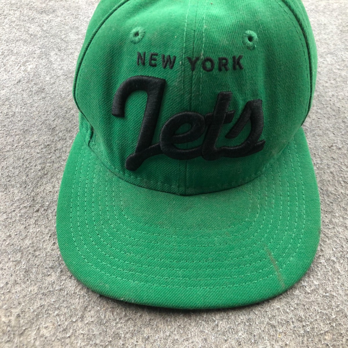 New York Jets Hat Cap Mens Snapback Green Black Embroidered
