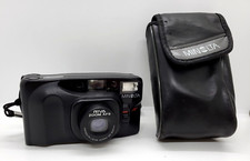 Macchina fotografica vintage pellicola Minolta Riva zoom AF5 35-80mm funzionante