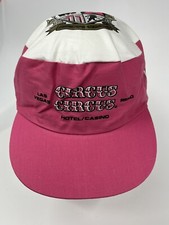 Vintage Circus Circus Hat Las Vegas Casino Clown Painters Cap 80s Pink Snapback