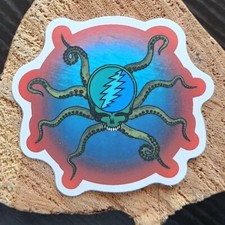 Grateful Dead & Co - Jerry Garcia - Steal Your Face SYF Octopus Vinyl Stickers