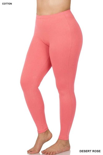 Women High Waisted Long Leggings Basic Full Ankle Length Stretch Cotton Spandex - Picture 23 of 52