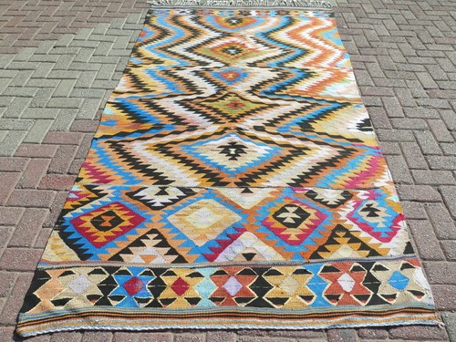 Vintage Turkish Barak Kilim, Carpet, Large Rug, Floor Rug, Carpet, Kelim 58X106"
