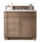 James Martin 157-V36-Ww-3Af Bristol 36" Single Vanity w/ Solid Surface Top