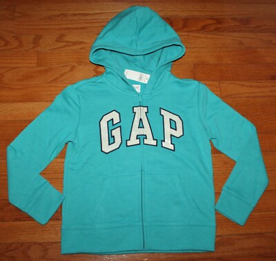 GAP big logo zip hoodie キラキラ kids XL NEW NWT Girls GAP LOGO Hoodie Full Zipper Hooded Sweatshirt