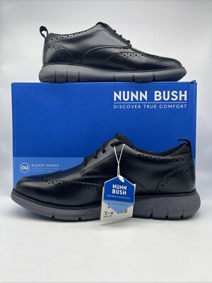 Nunn‎ Bush Men\'s Black Wingtip Dress Shoes Size 9.5 M EUC Nunn Bush Men main image 3