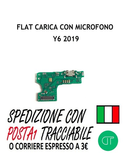 Plano Conector Muelle De Volver a Cargar con Micrófono Huawei Y6 2019 MRD-LX1 - 第 1/5 張圖片