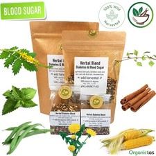 Organic Diabetic Tea - Herbal Tea for Blood Sugar - 7 Herbs Premium Quality