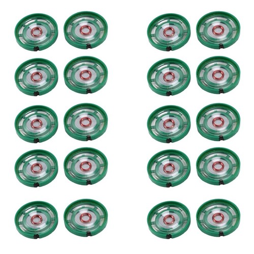 Aexit Lot De 2 Haut-parleurs Mini 8 Ohm 0.25W - 27 Mm Diamètre - Idéal Pour Projets Électroniques Et Réparations