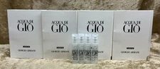 Acqua Di Gio Parfum 4X Samples 1.2 Ml. 0.04 Fl. Oz. Spray