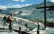 Death Valley CA California Scotty's Castle Ranch Gold Rush Vtg Postcard E35