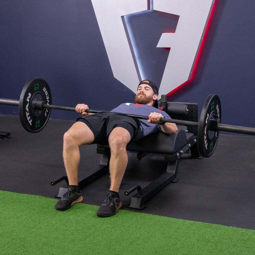 Titan Fitness Adjustable Floor Glute & Hamstring Developer (GHD), Cross Training - Picture 7 of 12